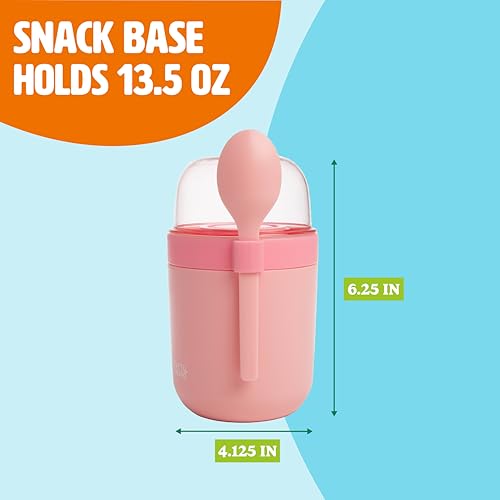 Travel Snack Cups with Spoons (2 Count)