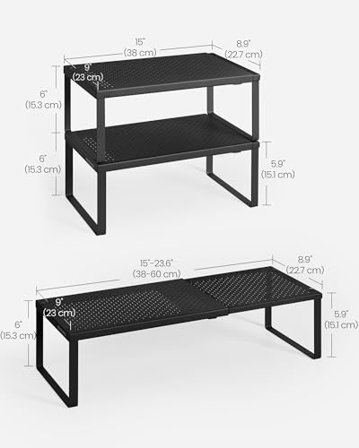 Spice Rack Expandable Kitchen Countertop Shelf