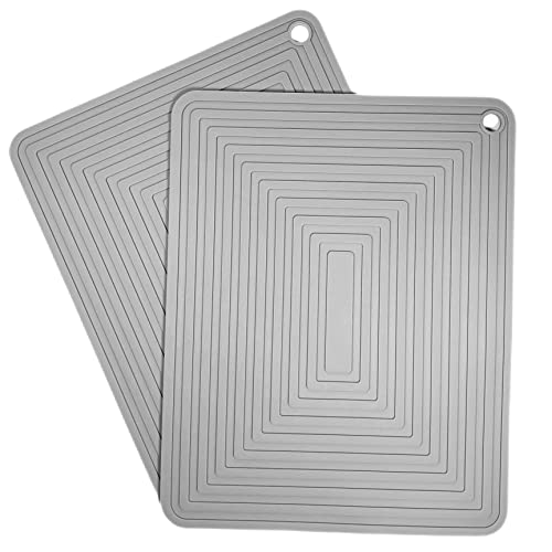 Silicone Trivets Mats Set for Dishes (2 Count)