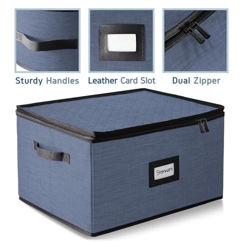 Wine Glass Storage Box with Dividers