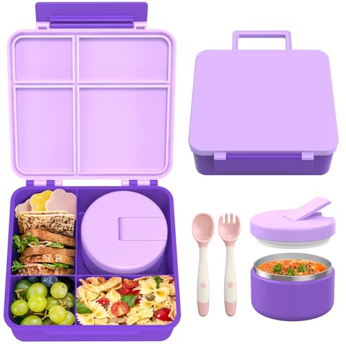 Bento Lunch Box for Kids with 8oz Soup Thermo