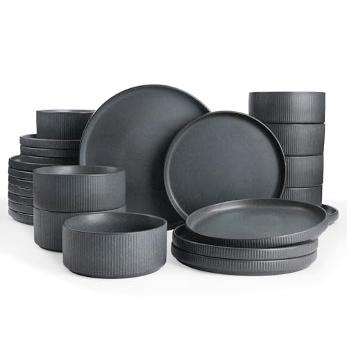 Star Stoneware Dinnerware Sets for 8 (24 Count)