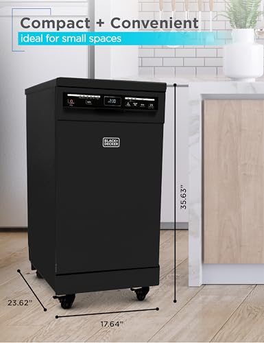 18 Inch Portable Dishwasher (8 Count)