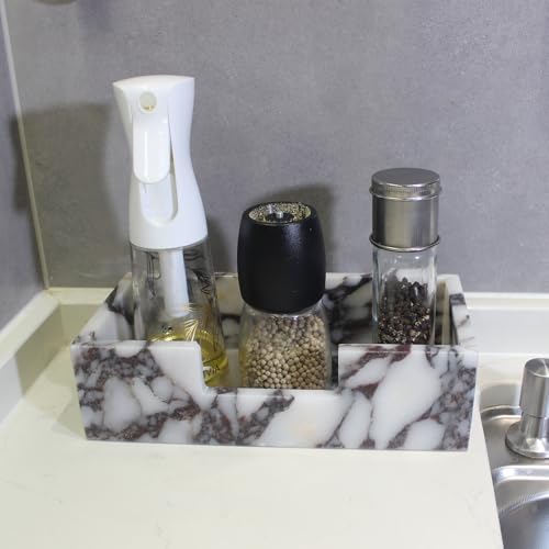 Natural Calacatta Viola Marble Napkin Holder 9.8"x4.9"x2.8"