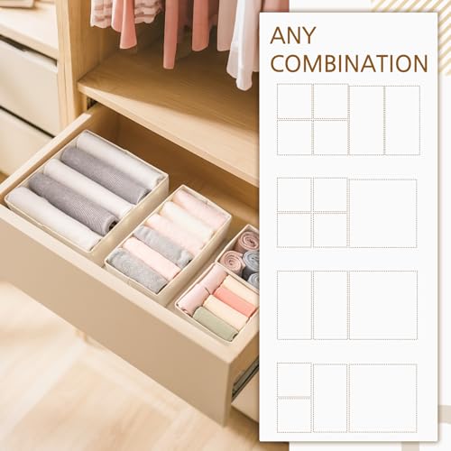 26 Pack Drawer Organizer for Clothes (26 Count)