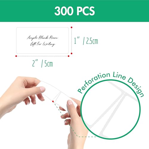 300 Removable Blank Food Labels (300 Count)