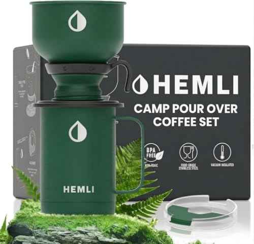 16 oz Pour Over Camping Coffee Maker Set