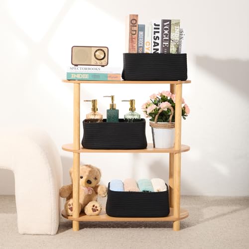 Small Storage Baskets for Organizing (4 Count)