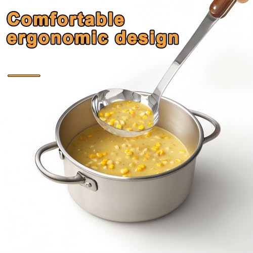 Stainless Steel Wok Spatula and Ladle Tool (2 Count)