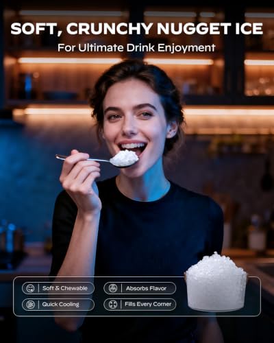 Nugget Ice Maker Countertop with APP & Voice Control