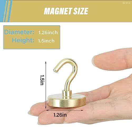 Magnetic Hooks (10 Count)