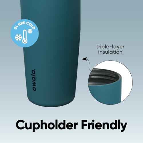 FreeSip Sway Stainless Steel Water Bottle 40 oz Denim