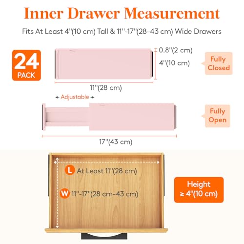 4" High Upgrade Drawer Divider (24 Count)