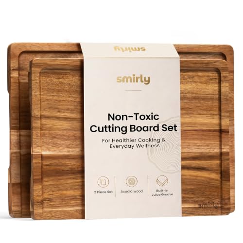 Acacia Wood Cutting Board (2 Count)