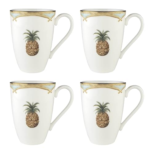 897299 British Colonial Bamboo Mugs (4 Count)