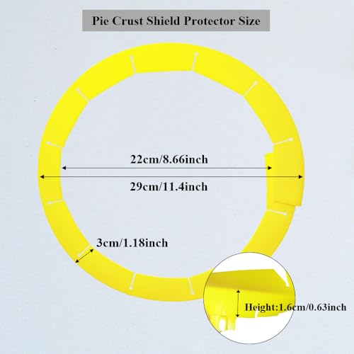Adjustable Pie Crust Shields Baking Protectors