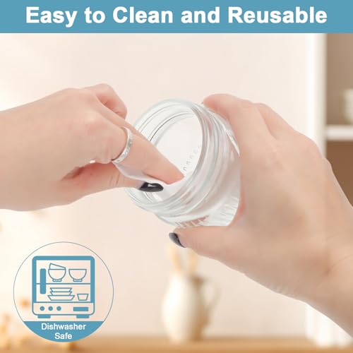 8 oz Mason Jars 6 Pack (6 Count)