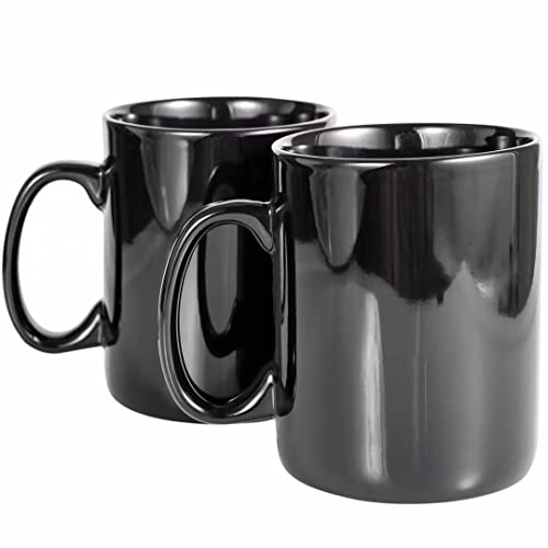 30oz Super Large Ceramic Coffee Mugs Large Handles Set of 2 (2 Count)