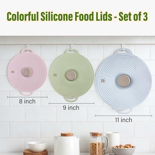 Silicone Lids for Bowl 3 Pack (3 Count)