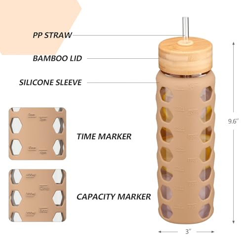 Glass Water Bottle