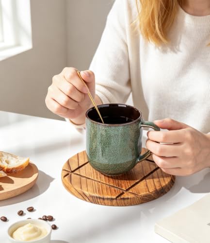 Ceramic Coffee Mugs Set of 6 (6 Count)