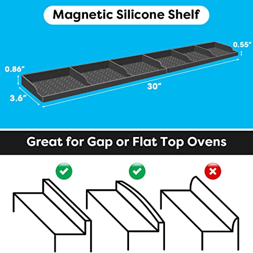 30 Inch Magnetic Spice Rack Above Stove