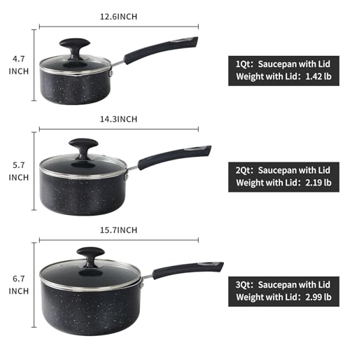 Nonstick Saucepan with Lid