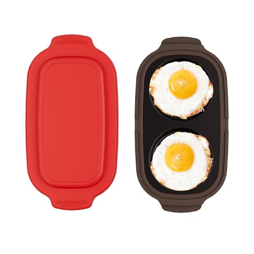 Microwave Egg Cooker & Poacher Maker for 2 Eggs