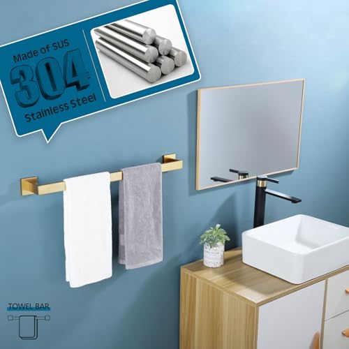 20 Inch Towel Bar Bathroom Towel Bar Kitchen Dish Cloths Hanger Hand Towel Holder Stainless Steel Wall Mount