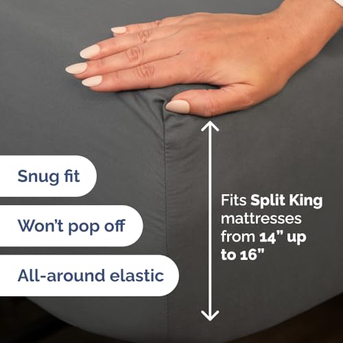 Flex Top Split Head King 4 Piece Sheet Set