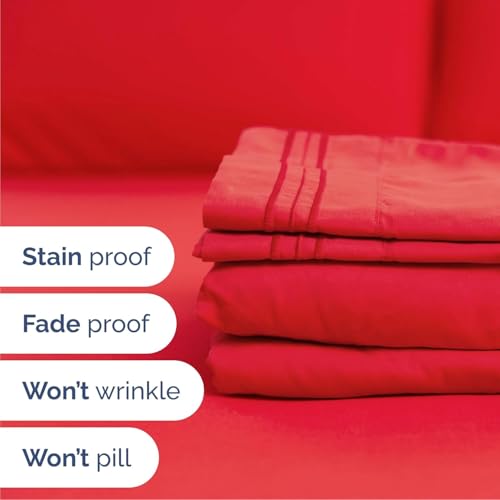 Cal King Size 4 Piece Sheet Set
