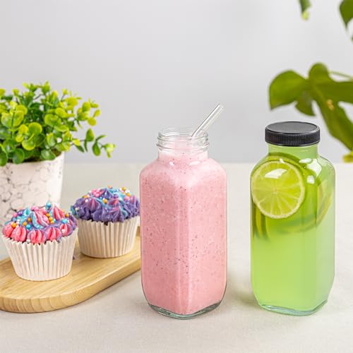 Juice Bottles with Lids (3 Count)