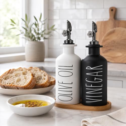 Premium Olive Oil Dispenser for Kitchen (2 Count)