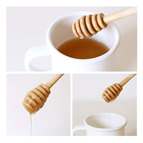 12 Pack Mini Wooden Honey Dipper Sticks (12 Count)