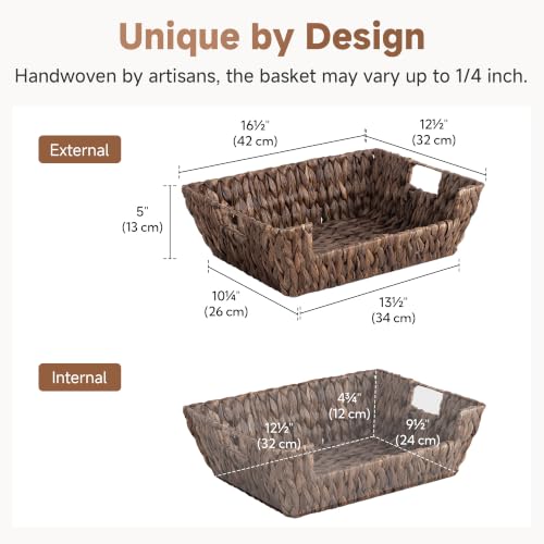 Pantry Baskets for Organizing (2 Count)