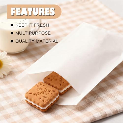 Wax Paper Bags 4x6 inch (800 Count)
