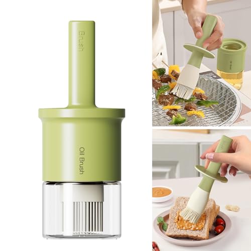 Oil Dispenser with Brush for Kitchen