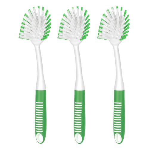 Dish Brush with Handle (3 Count)