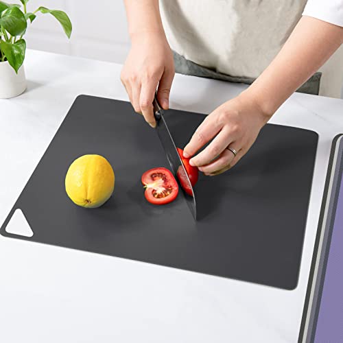 Flexible Plastic Cutting Boards for Kitchen (3 Count)