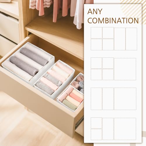 26 Pack Drawer Organizer for Clothes (26 Count)