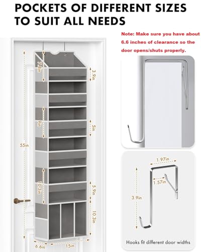 Over the Door Hanging Organizer for Bathroom & Nursery