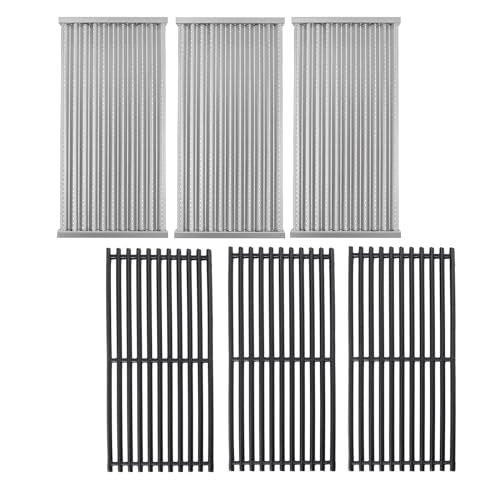 17" Grill Grates and Emitter for Charbroil TRU Infrared 3
