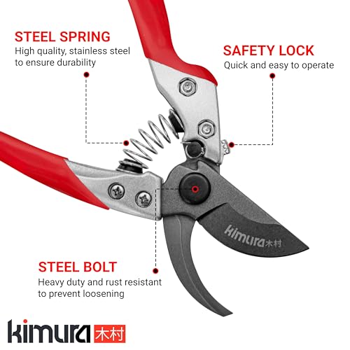 8" Pro Bypass Pruning Shears