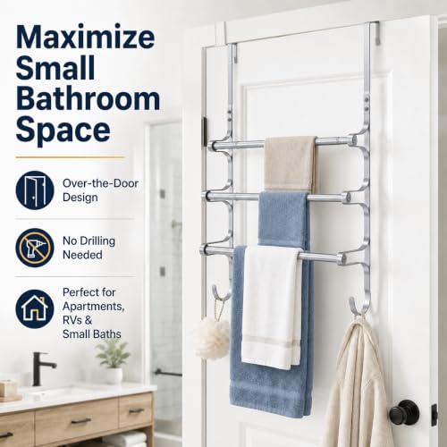 Over The Door Towel Rack