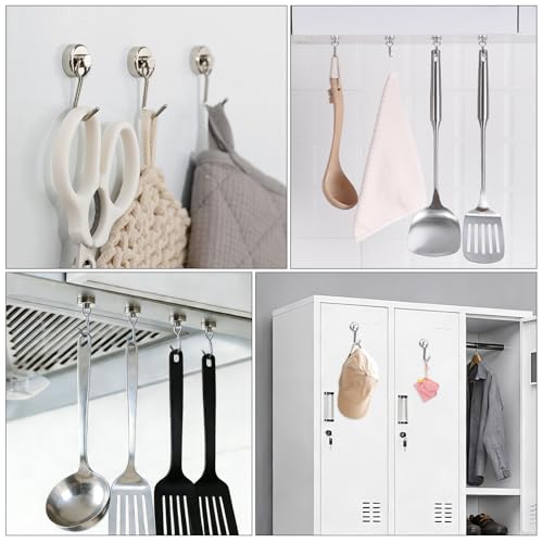 Swivel Swing Magnetic Hooks (3 Count)