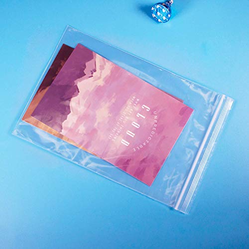 1000 Count 8" x 10" Zip Bags