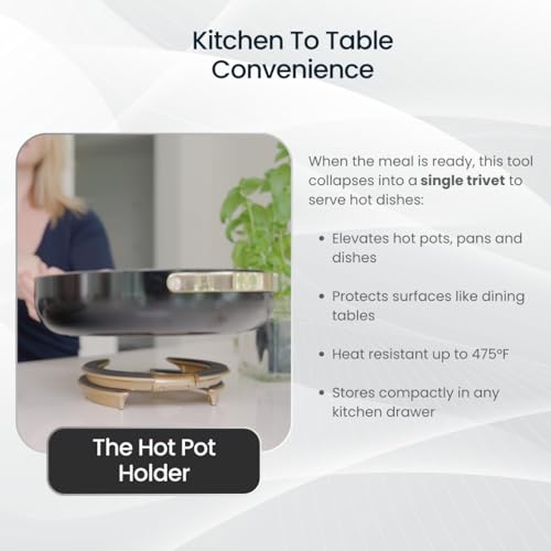 Pot Lid Holder While Cooking