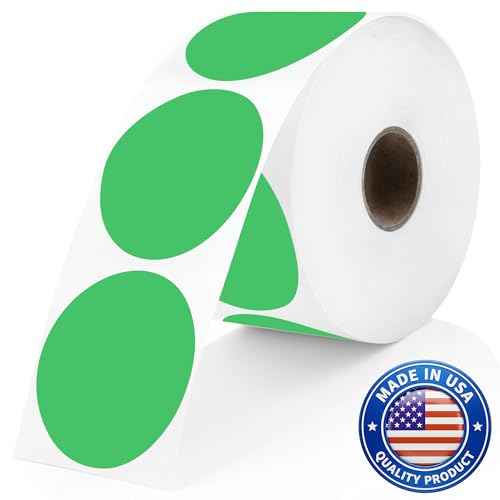 Dark Green Thermal Labels (735 Count)
