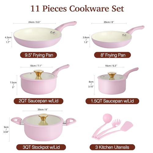 Pots and Pans Set Non Stick