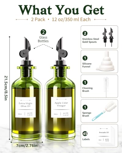 Olive Oil Dispenser Set of 2 (2 Count)